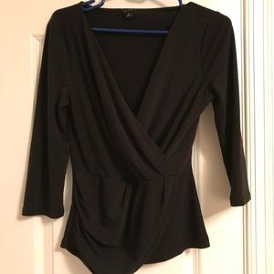 Black wrap top